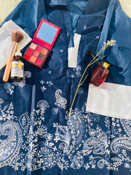 Readymade Embrace summer Beautiful Vibrant Colored Matching Printed Pure Lawn Kurties - RM-K09 πΊ Brand Mafia by Zonash