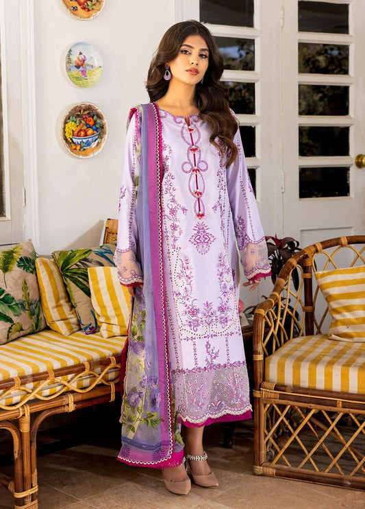 Roheenaz Embroidered Lawn Suits Unstitched 3 Piece 05-A Pernian - Summer Collection Brand Mafia by Zonash