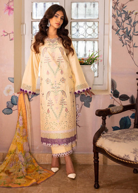 Roheenaz Embroidered Lawn Suits Unstitched 3 Piece 07-B Shanza - Summer Collection Brand Mafia by Zonash