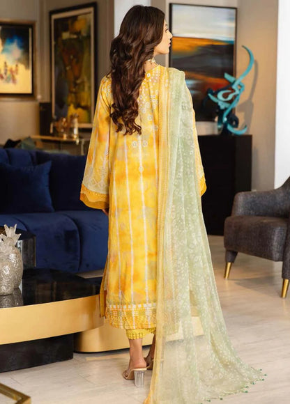 Signature Prints By Nureh Printed Lawn Suits Unstitched 3 Piece NU23L SP-47 - Summer Collection Brand Mafia by Zonash
