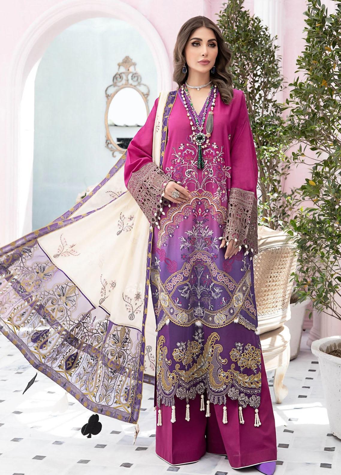 Vitalia Pret Lawn 3 Piece Suit D-02 Brand Mafia by Zonash