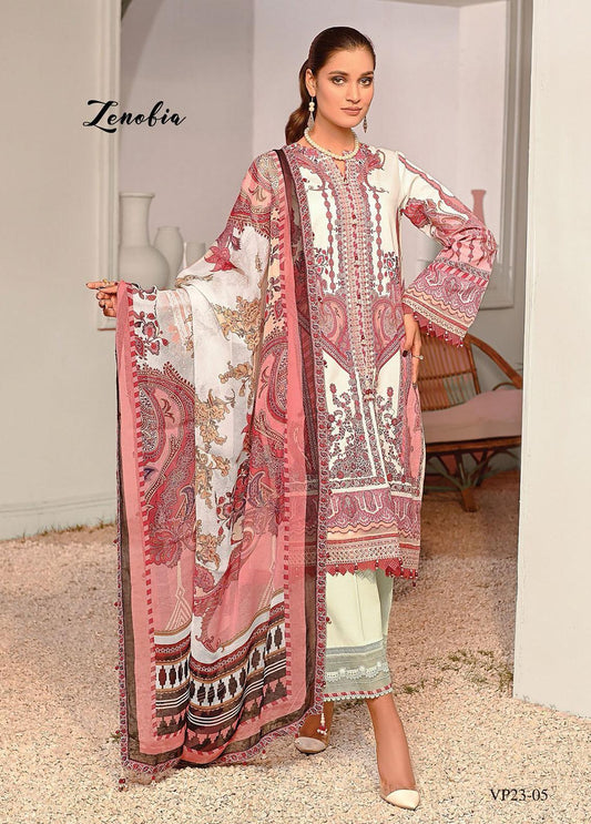 Viva Prints by Anaya Printed Lawn Suits Unstitched 3 Piece VP23-05 Zenobia - Summer Collection Brand Mafia by Zonash