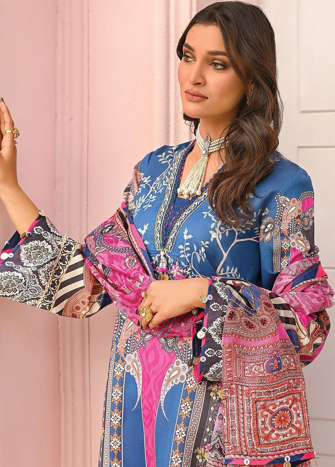 Viva Prints by Anaya Printed Lawn Suits Unstitched 3 Piece VP23-06 Ramala - Summer Collection Brand Mafia by Zonash