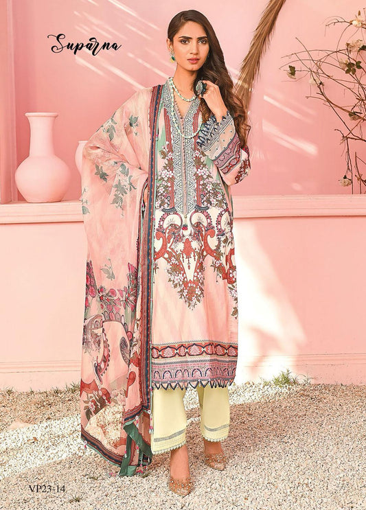 Viva Prints by Anaya Printed Lawn Suits Unstitched 3 Piece VP23-14 Suparna - Summer Collection Brand Mafia by Zonash